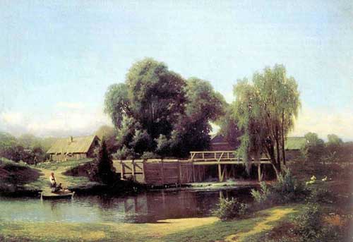 У плотины